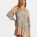 Shes A Dreamer Mini Dress - Western Sky