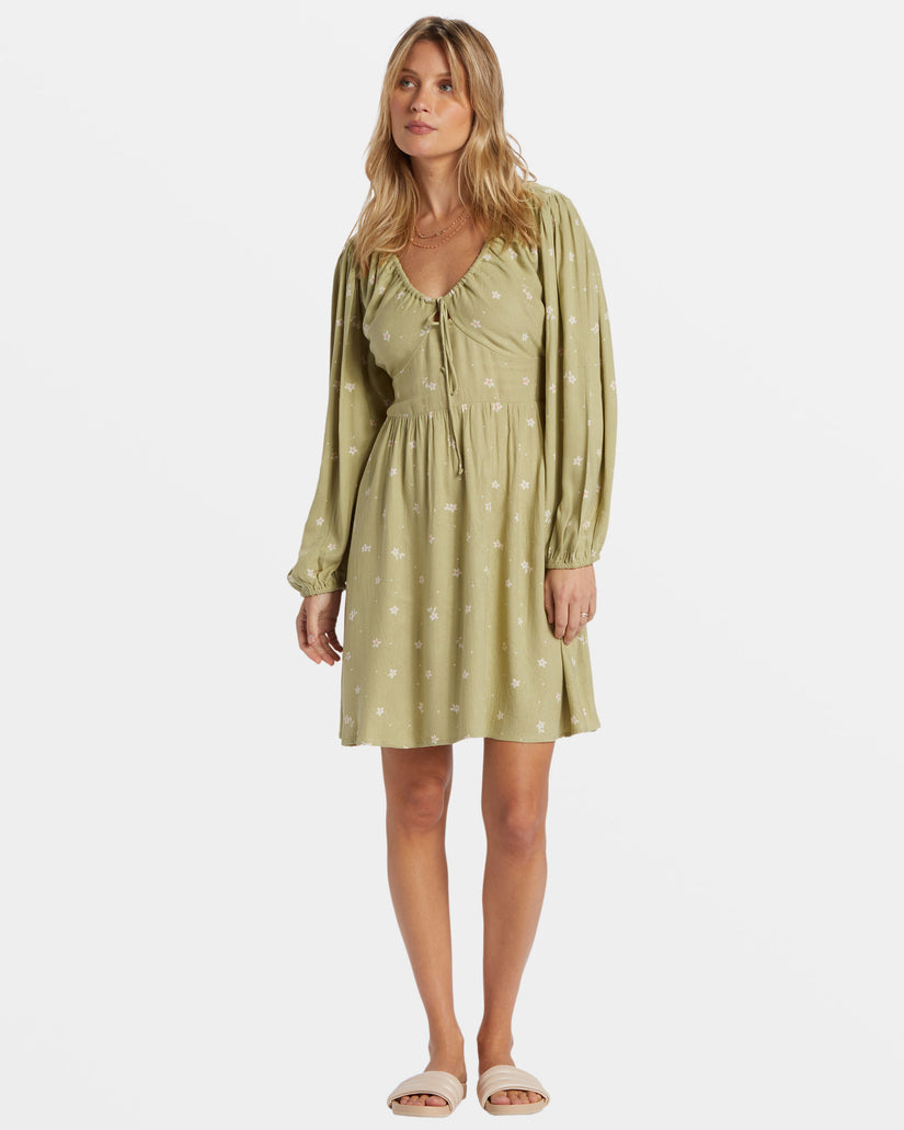 Sol Love Mini Dress - Avocado