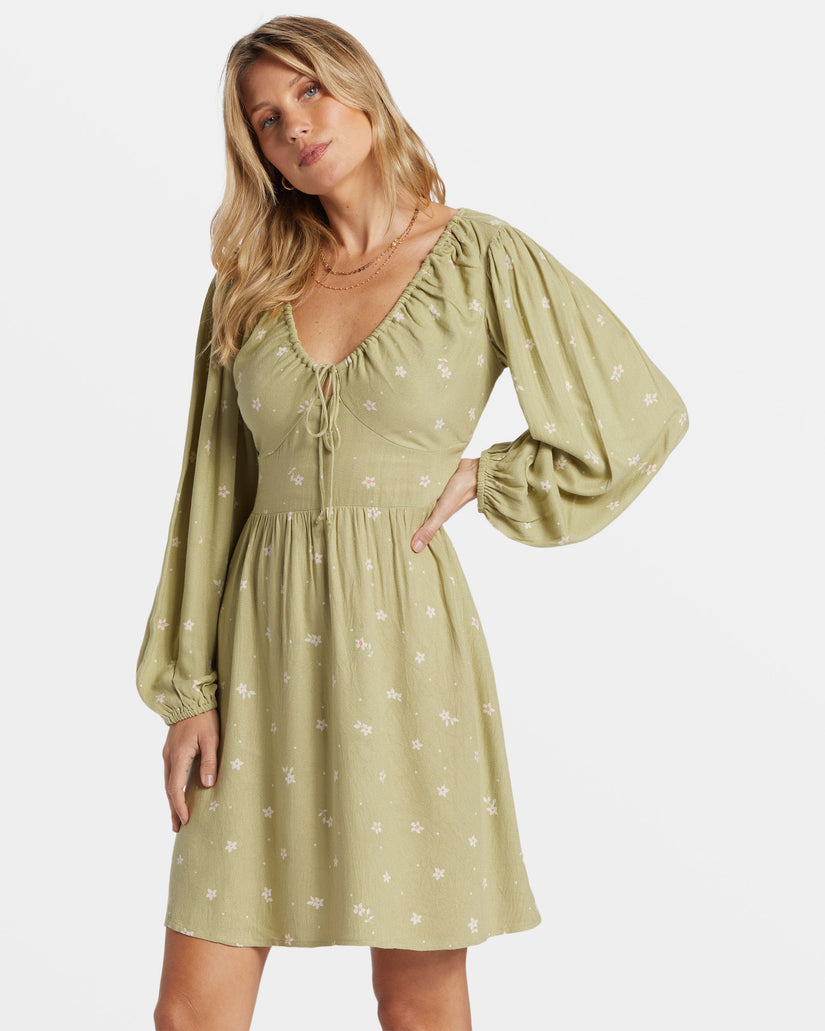 Sol Love Mini Dress - Avocado