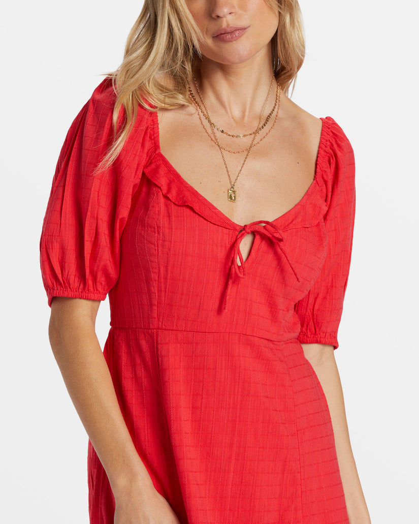 Burning Love Maxi Dress - Fiesta Red