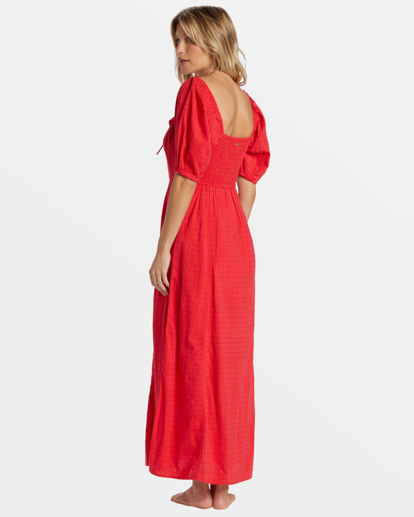 Burning Love Maxi Dress - Fiesta Red