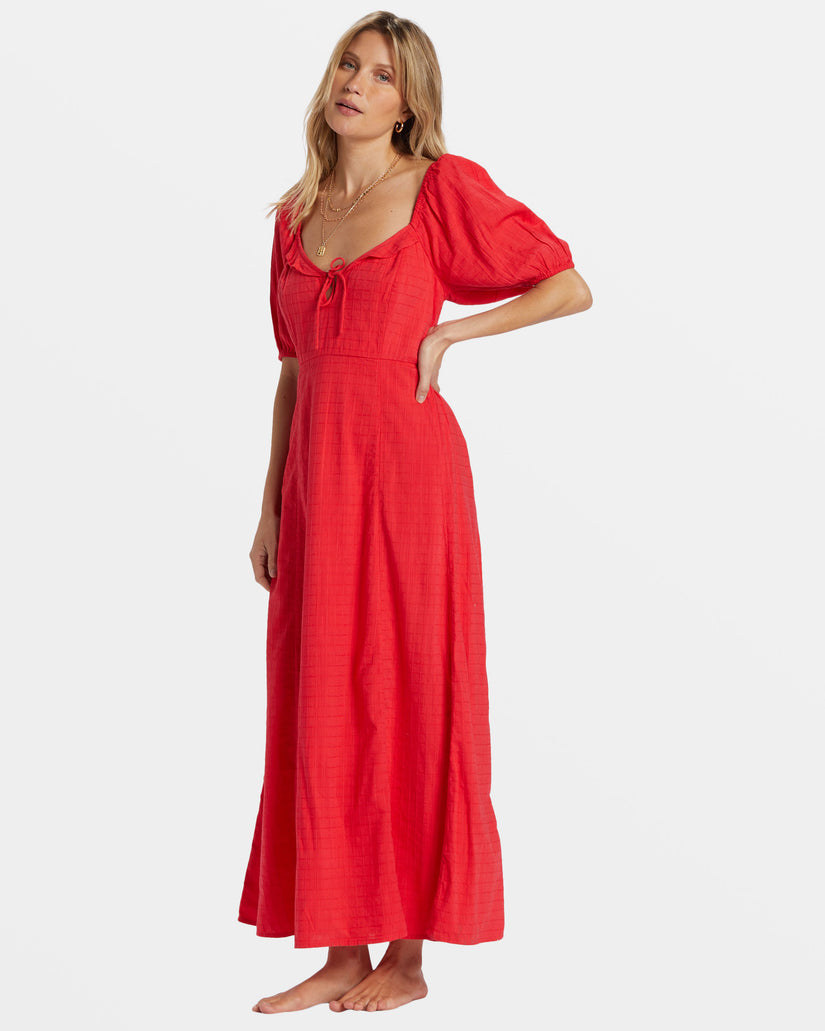 Burning Love Maxi Dress - Fiesta Red