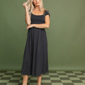 Midnight Sky Midi Dress - Black Sands