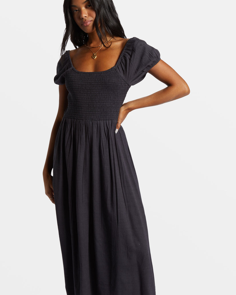 Midnight Sky Midi Dress - Black Sands