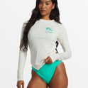 Sol Searcher Long Sleeve Rashguard - Salt Crystal