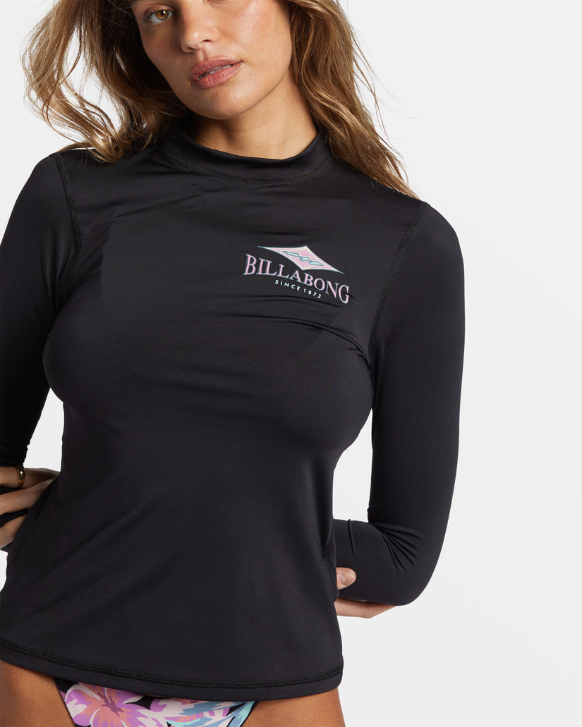 Core Long Sleeve Surf Tee - Black