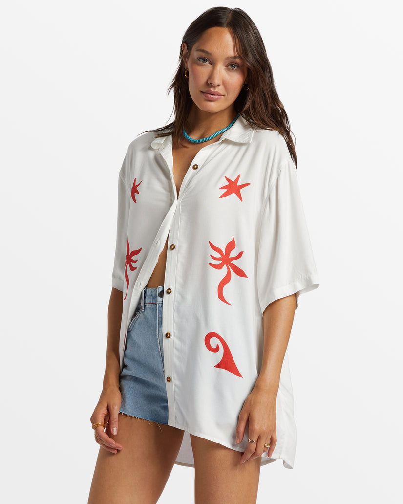 On Vacation Shirt - Salt Crystal