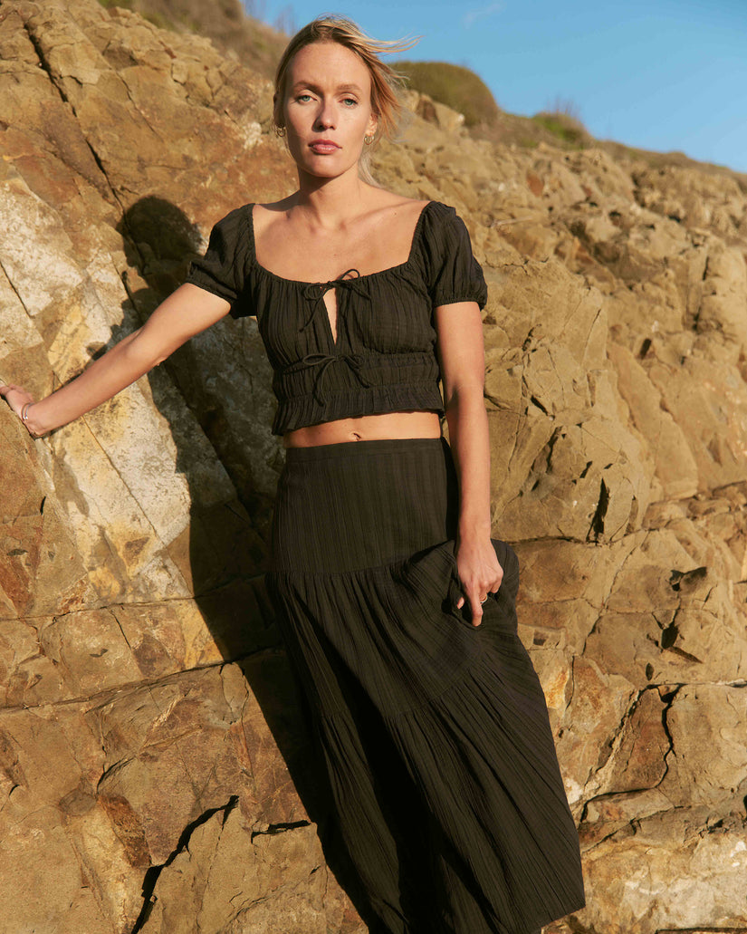 Sun Kissed Top - Black Sands