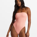 Summer High Tully One-Piece Swimsuit - Peach Tart