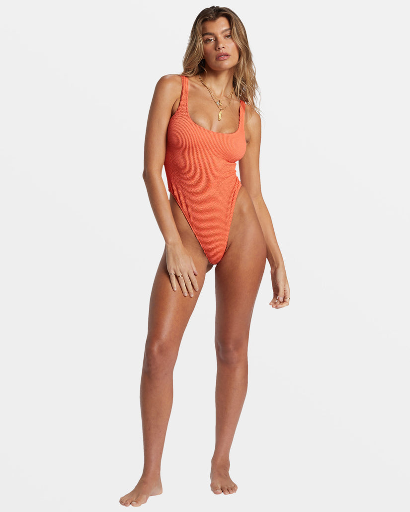 Summer High Hike One Piece Swimsuit - Papaya