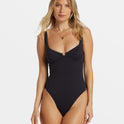 Sol Searcher Kate One Piece Swimsuit - Black Pebble