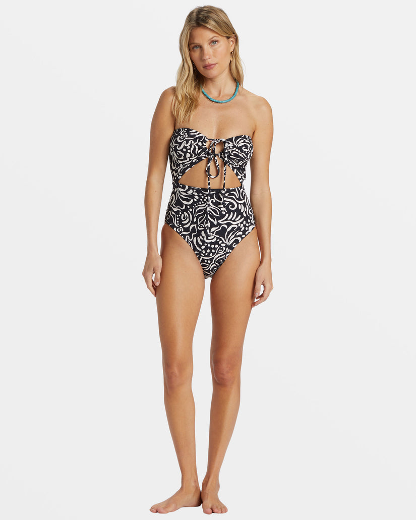 La Isla Andy One Piece Swimsuit - Black Pebble