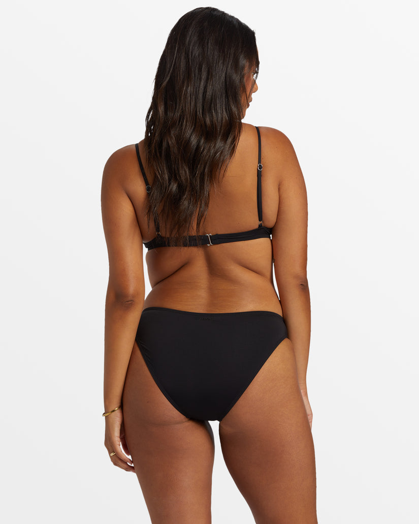 Sol Searcher Lowrider Bikini Bottoms - Black Pebble