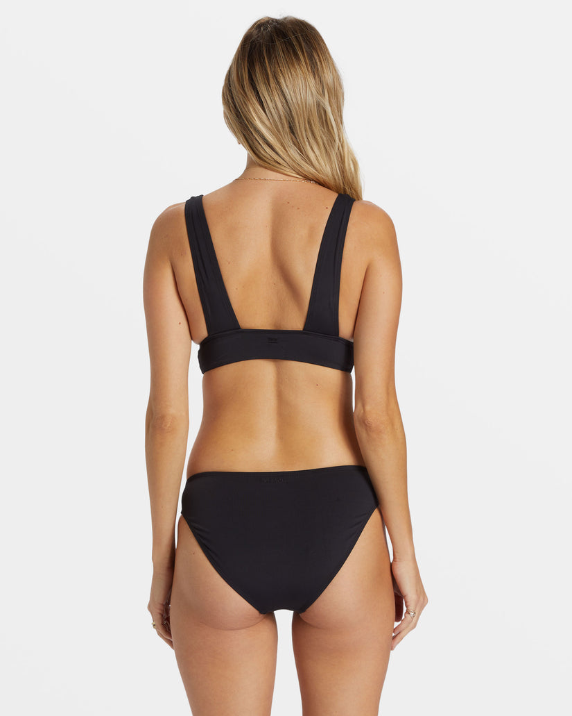 Sol Searcher Lowrider Bikini Bottoms - Black Pebble