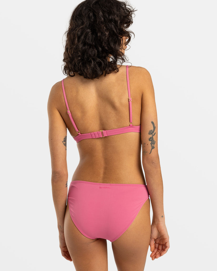 Sol Searcher Lowrider Bikini Bottoms - Berry Pink