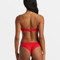 Summer High Tanga Bikini Bottoms - Fiesta Red