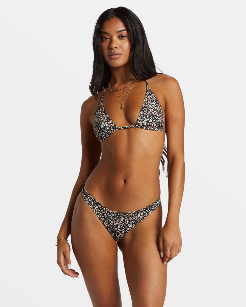 Lost Cove Reversible Tanga Bikini Bottom - Multi