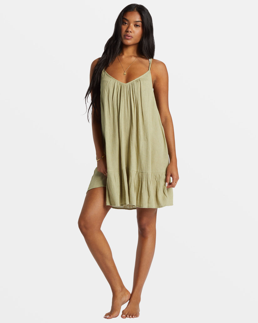 Beach Vibes Beach Cover-Up - Avocado