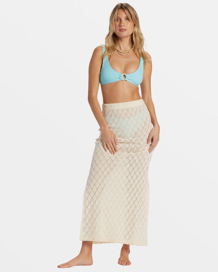 Sun Dazed Skirt Swim Cover-Up - Dove