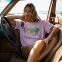 Aloha All Day Oversized T-Shirt - Sweet Pink