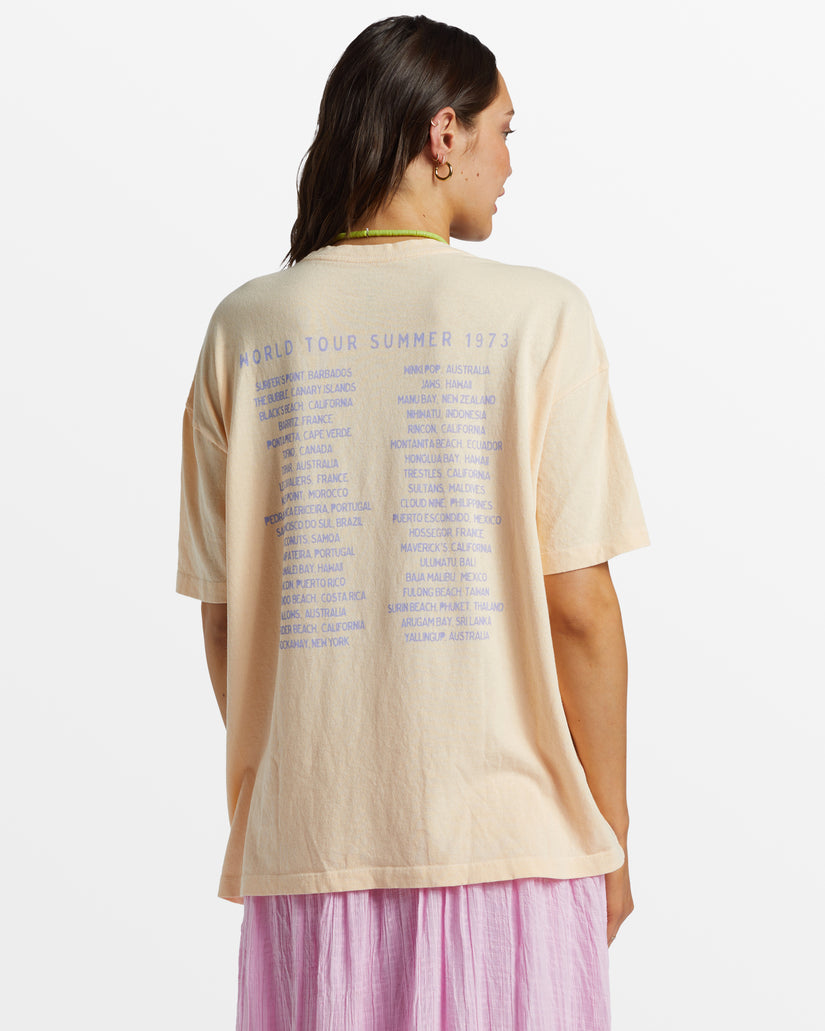 Since 73 Oversized T-Shirt - Peach Whip