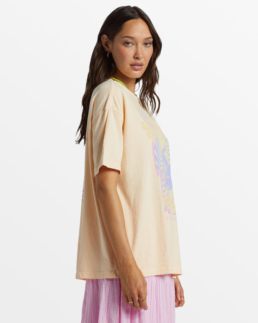 Since 73 Oversized T-Shirt - Peach Whip