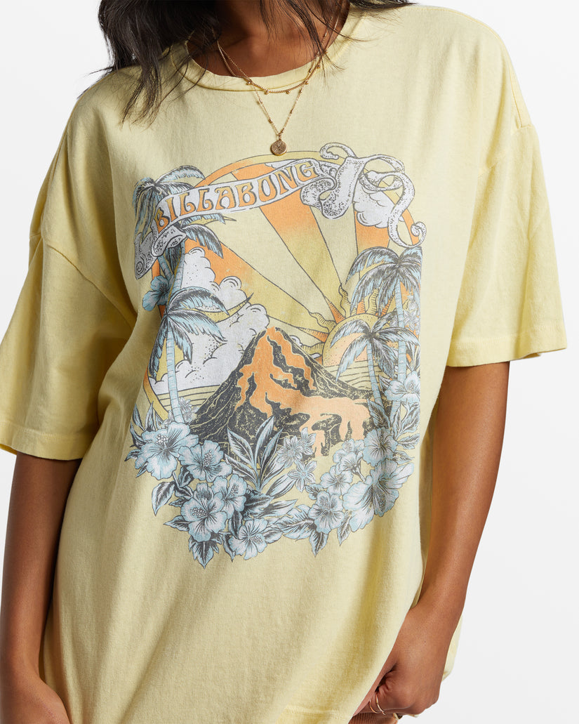 Break Of The Day Oversized T-Shirt - Mellow Yellow