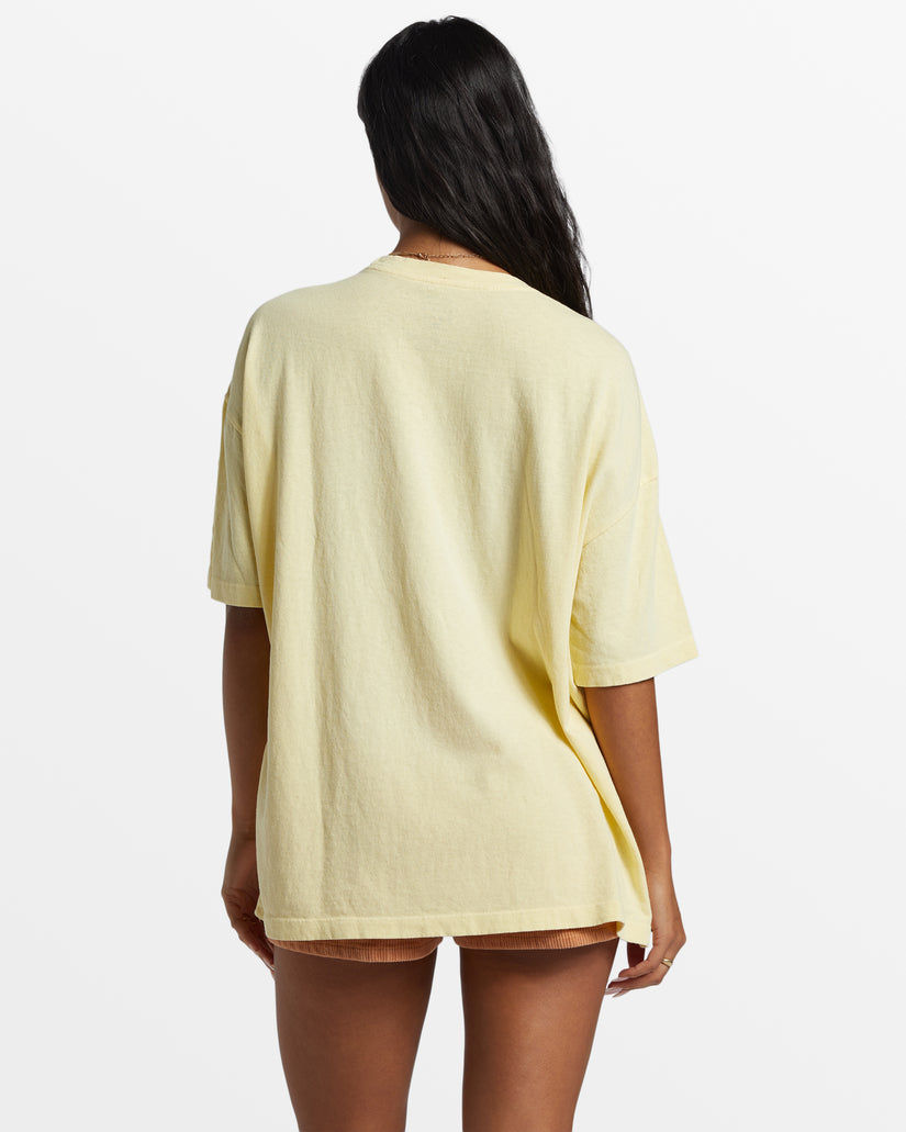 Break Of The Day Oversized T-Shirt - Mellow Yellow