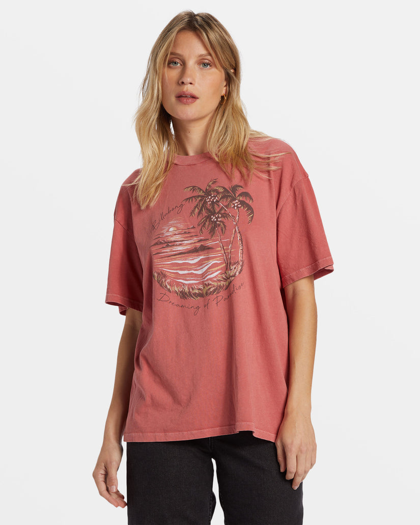 Dreaming Of Paradise T-Shirt - Red Clay