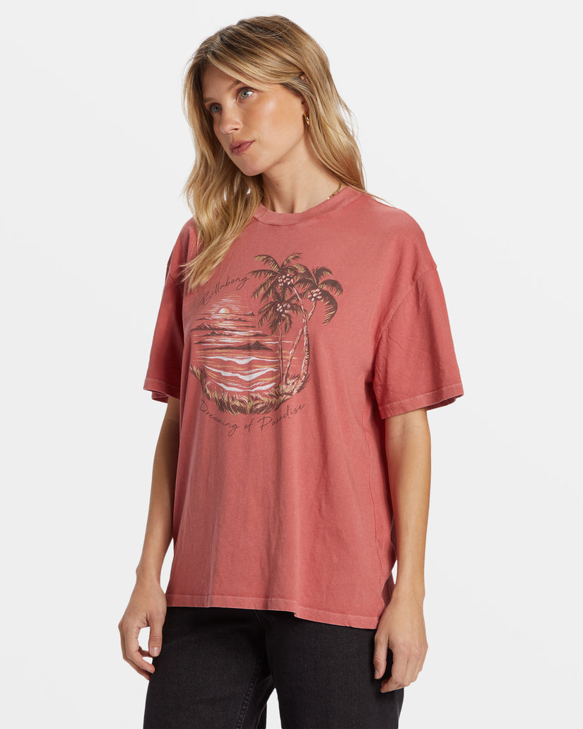 Dreaming Of Paradise T-Shirt - Red Clay