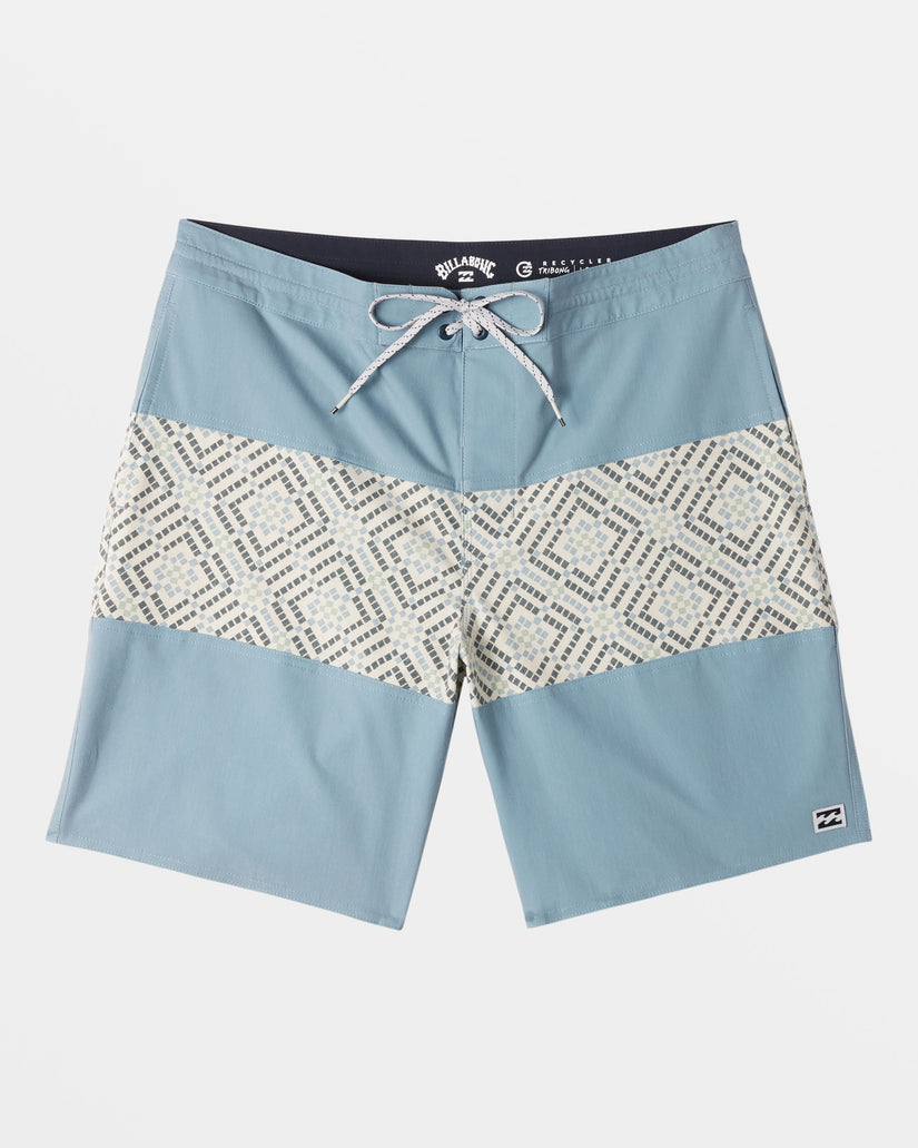 Tribong Lo Tide 19" Boardshorts - Blue Wash