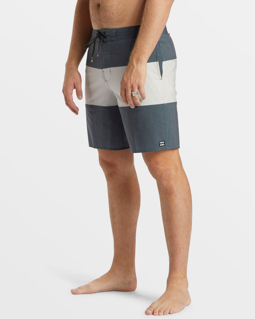 Tribong Lo Tide 19" Boardshorts - Slate Green