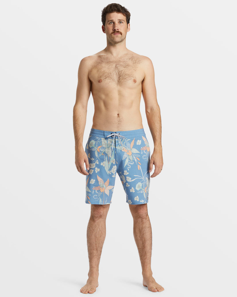 Sundays Lo Tide 19" Boardshorts - Carolina Blue