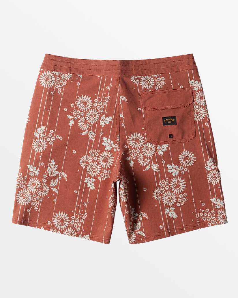 Sundays Lo Tide 19" Boardshorts - Terracotta