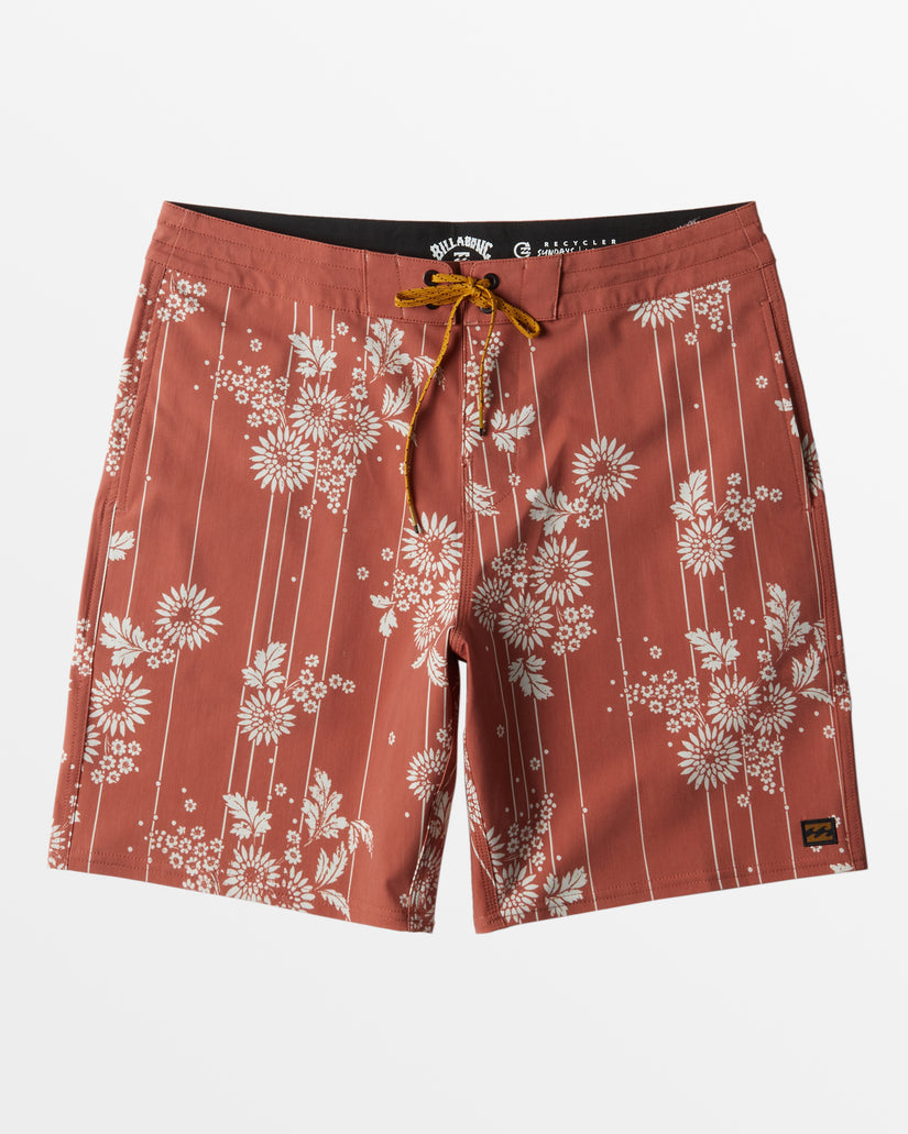 Sundays Lo Tide 19" Boardshorts - Terracotta