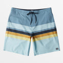 Spinner Lo Tide 18" Boardshorts - Washed Blue