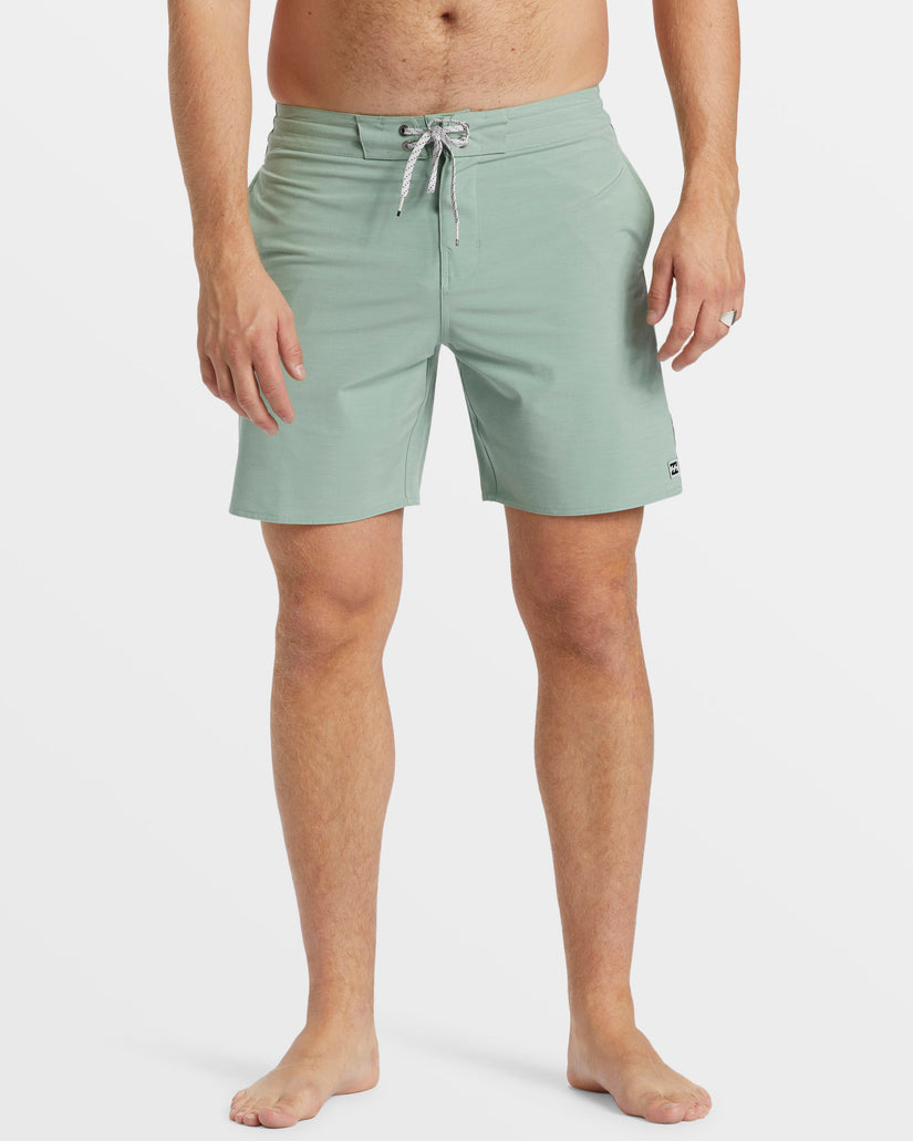 D Bah Lo Tide 18" Boardshorts - Sage