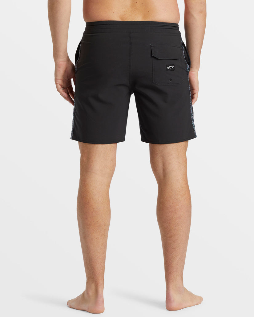 D Bah Lo Tide 18" Boardshorts - Washed Black