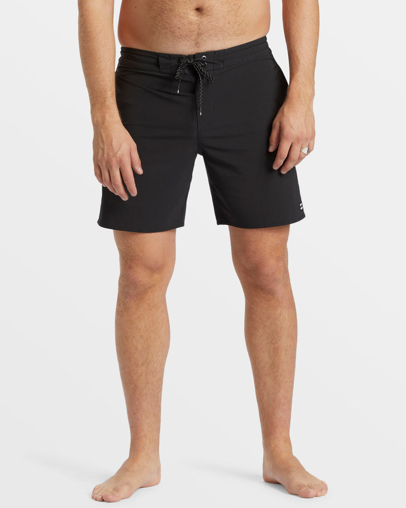 D Bah Lo Tide 18" Boardshorts - Washed Black