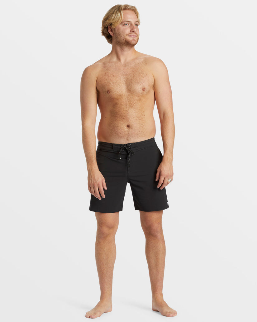 D Bah Lo Tide 18" Boardshorts - Washed Black