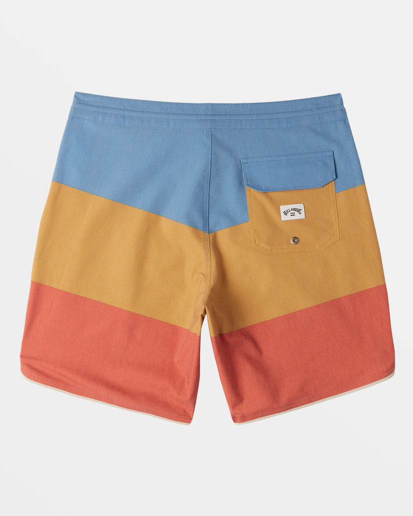 73 Lo Tide 18" Boardshorts - Dusty Red