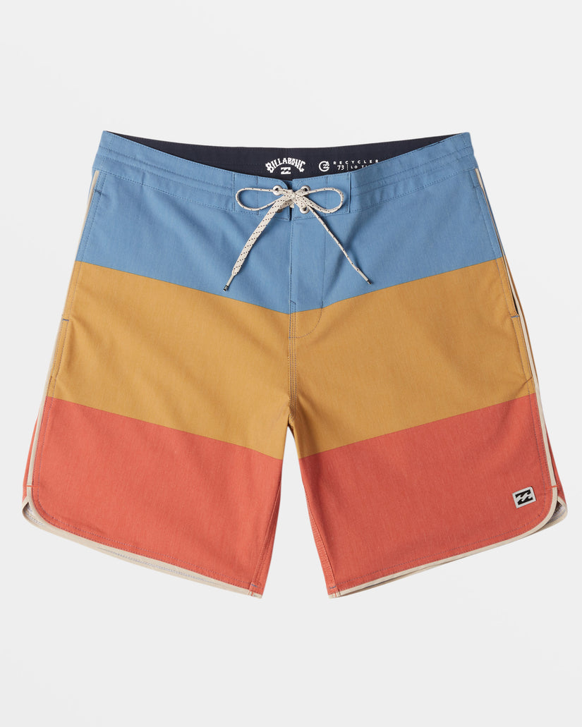 73 Lo Tide 18" Boardshorts - Dusty Red