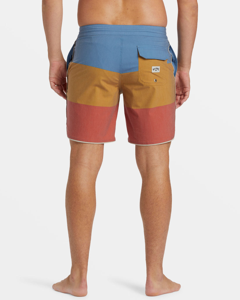 73 Lo Tide 18" Boardshorts - Dusty Red