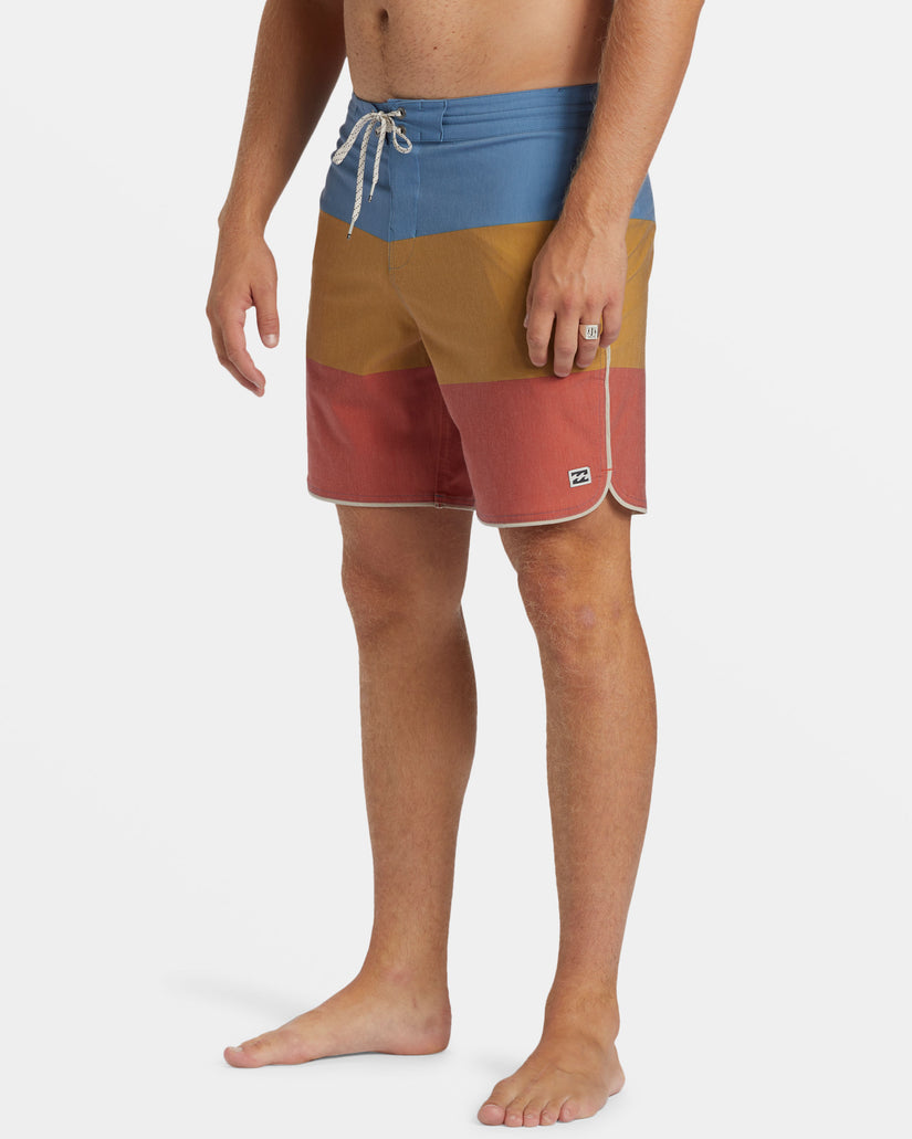 73 Lo Tide 18" Boardshorts - Dusty Red