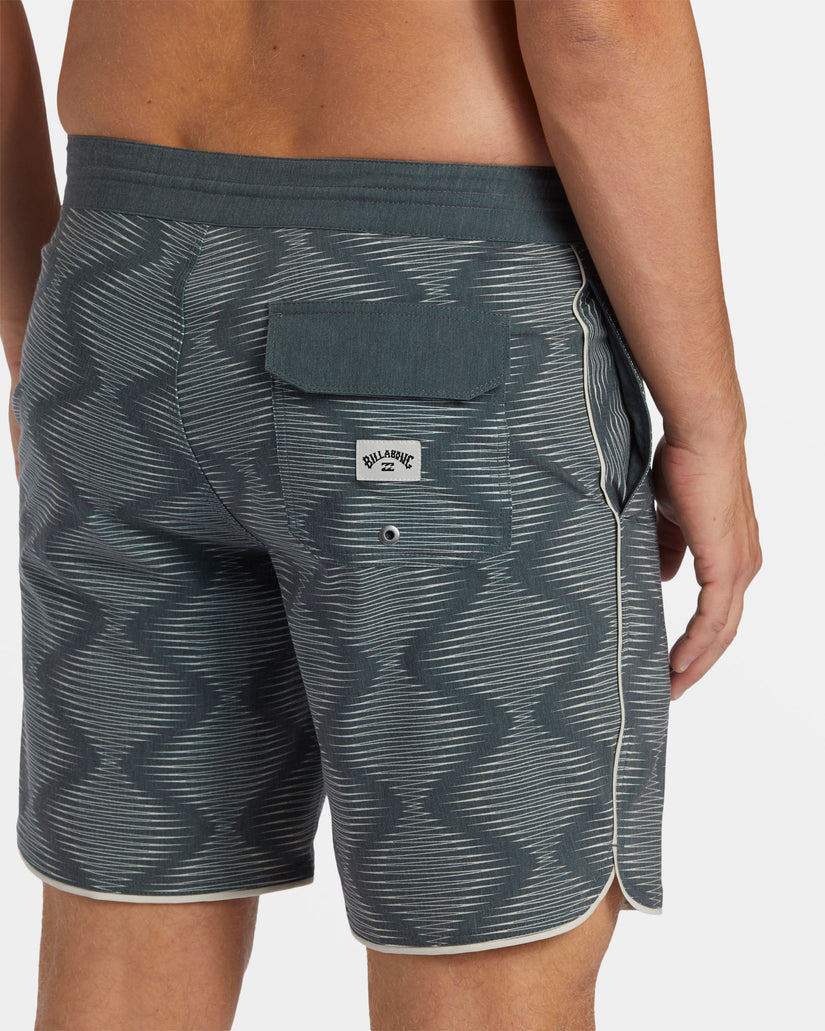 73 Lo Tide 18" Boardshorts - Slate Green