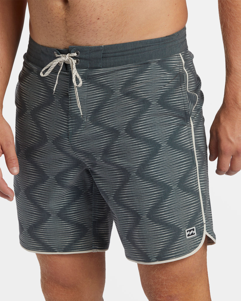 73 Lo Tide 18" Boardshorts - Slate Green