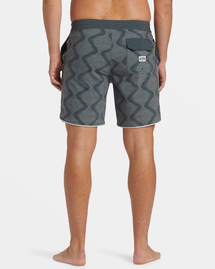 73 Lo Tide 18" Boardshorts - Slate Green