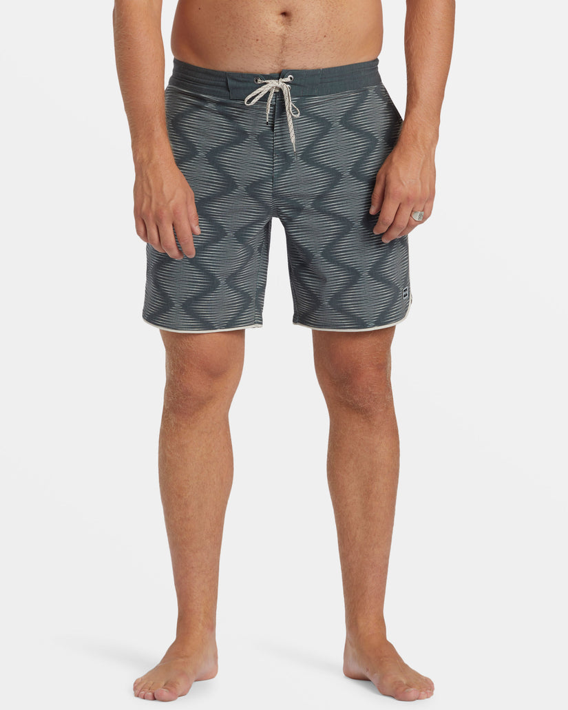 73 Lo Tide 18" Boardshorts - Slate Green