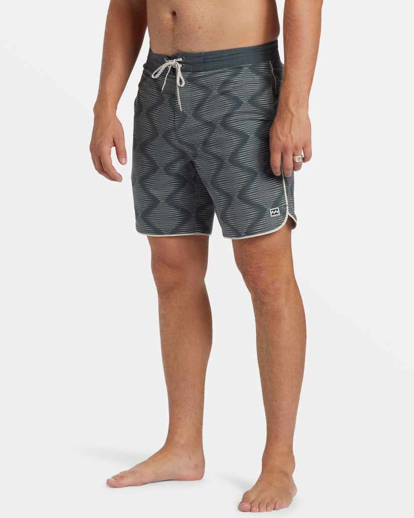 73 Lo Tide 18" Boardshorts - Slate Green