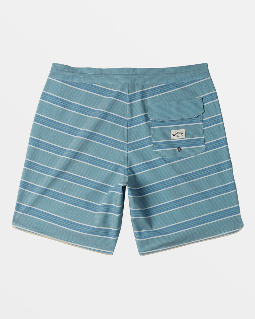 73 Lo Tide 18" Boardshorts - Washed Blue